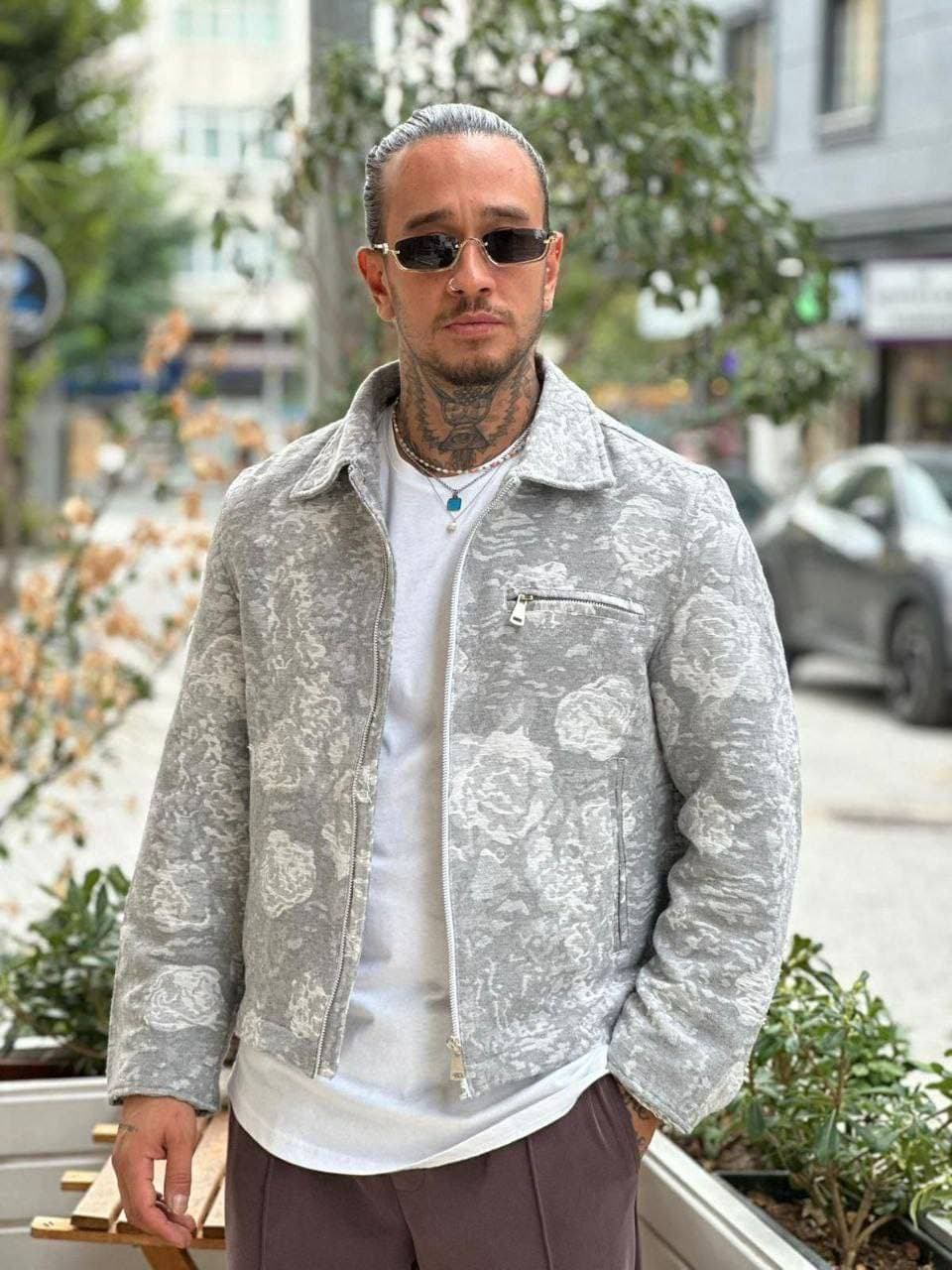 Mavi Rose Pattern Boxy jacket Unknown