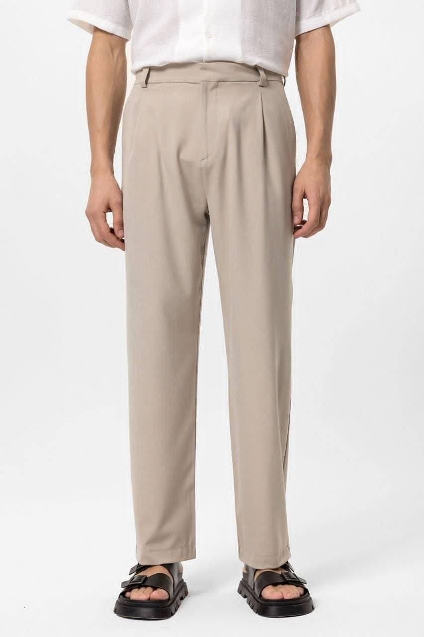 Regular High-Waist Trouser Cream