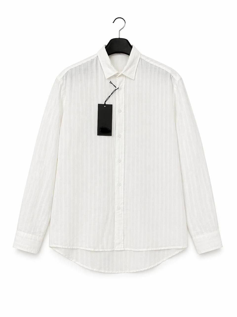 Relaxed Cotton Striped Shirt Unknown