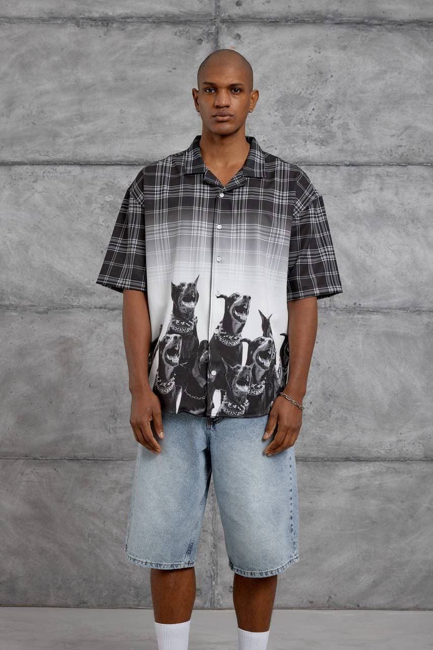 Short sleeve Doberman Shirt Black