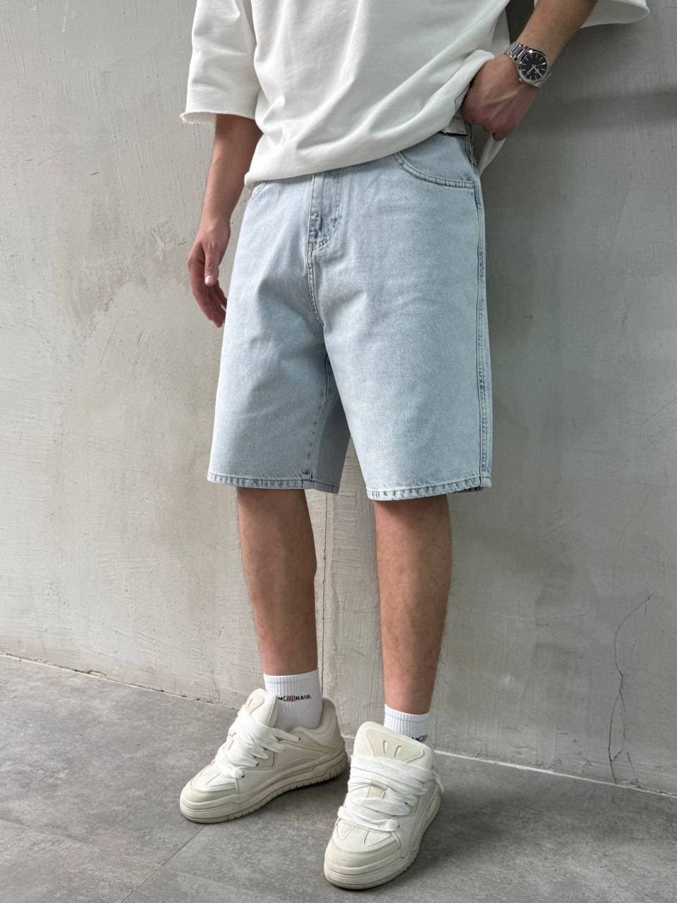 Denim shorts Blue