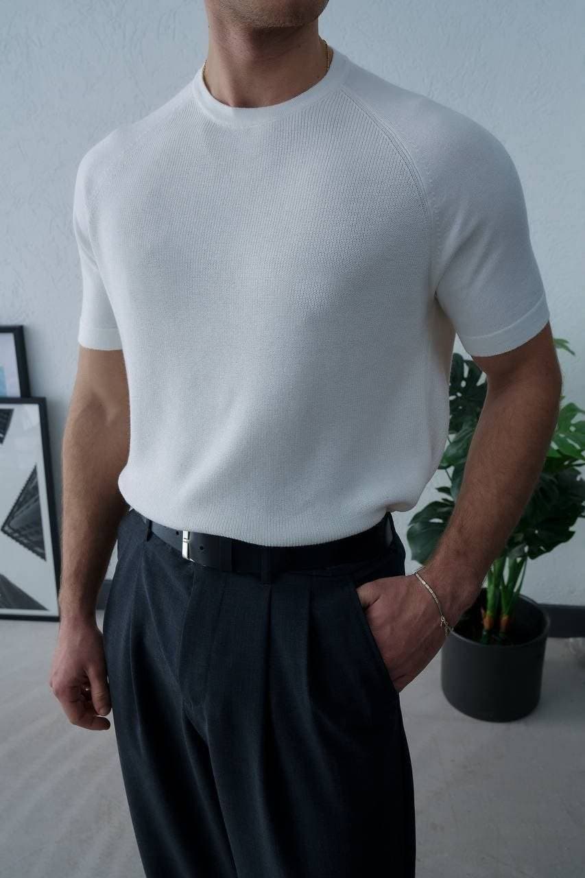 knitted Raglan t-shirt Unknown
