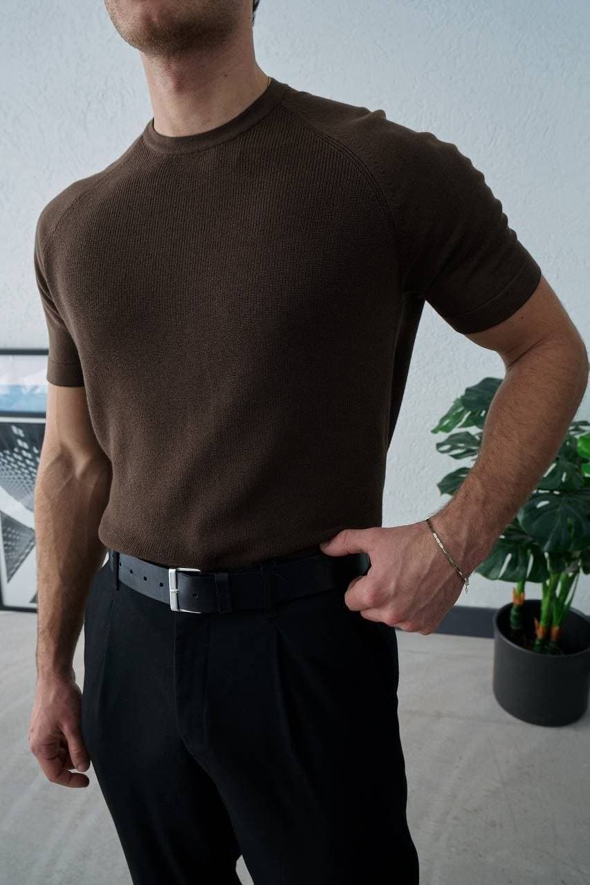 knitted Raglan t-shirt Unknown