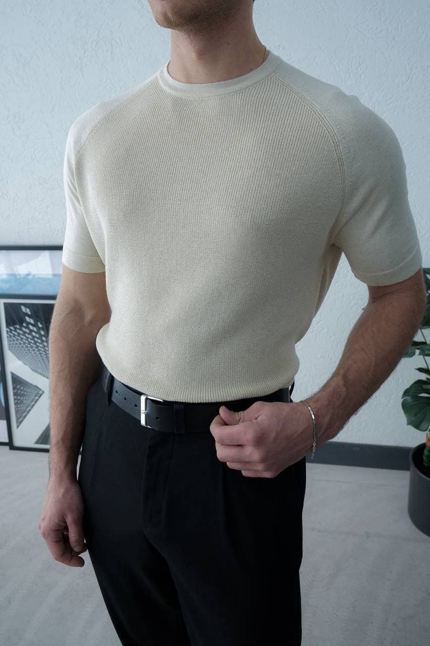 knitted Raglan t-shirt Unknown